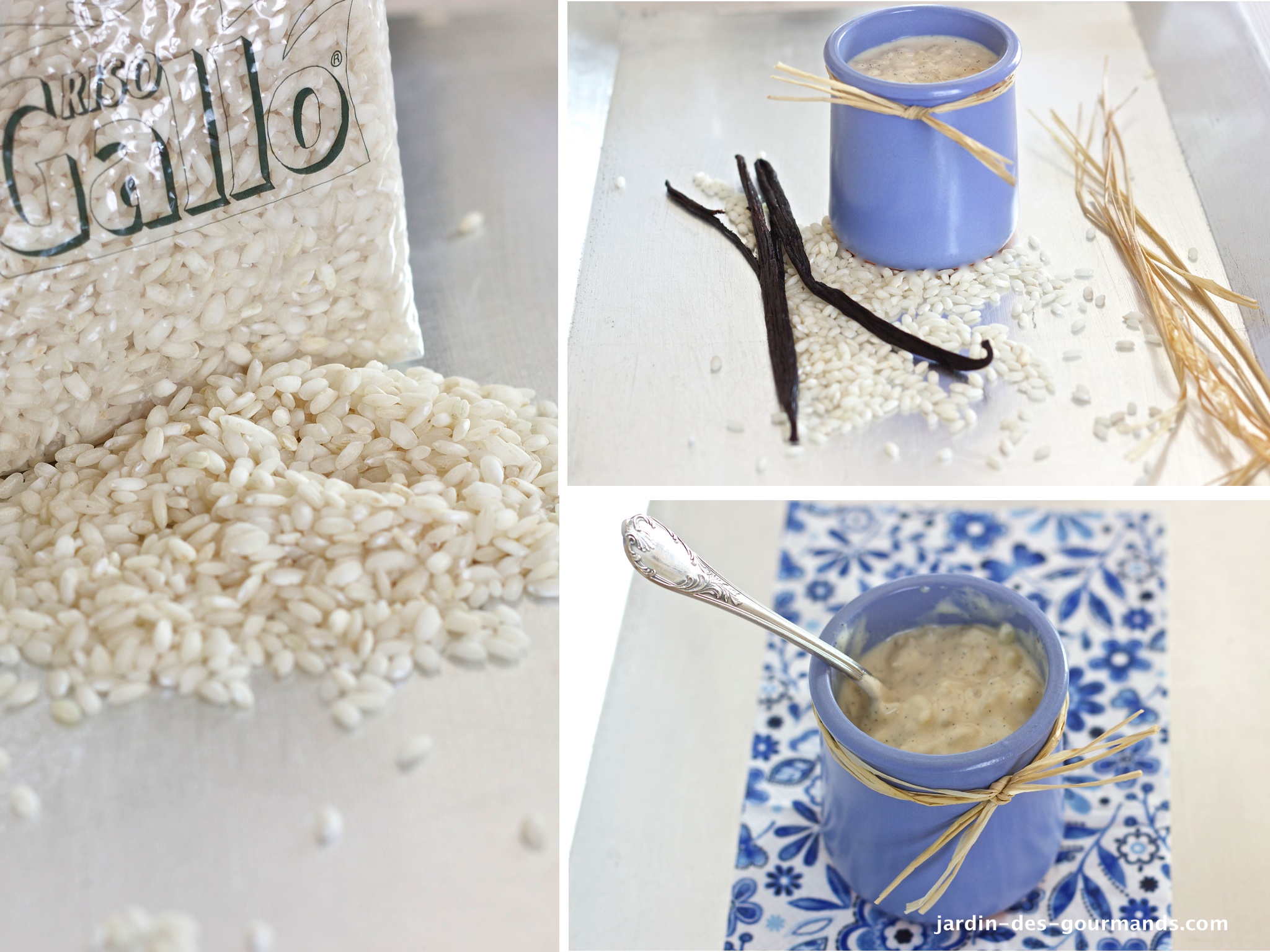 Riz au lait vanillé Jardin des gourmandsJardin des gourmands