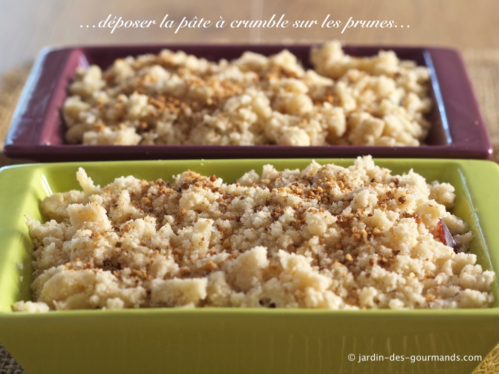 CRUMBLE aux prunes