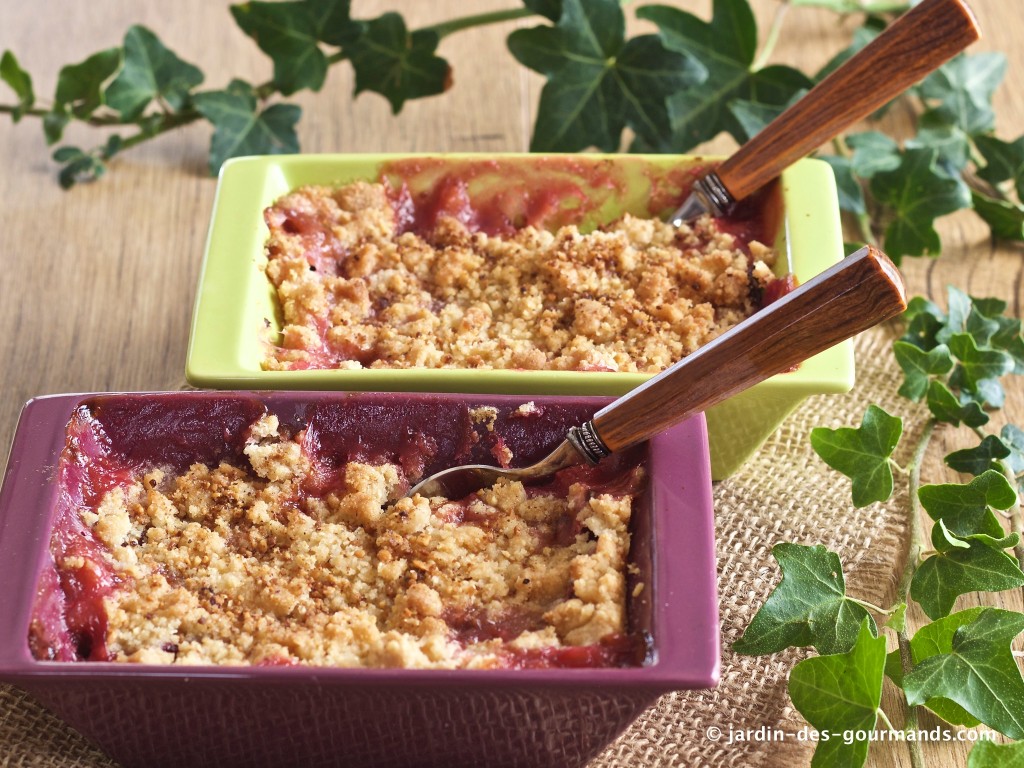 CRUMBLE aux prunes 5