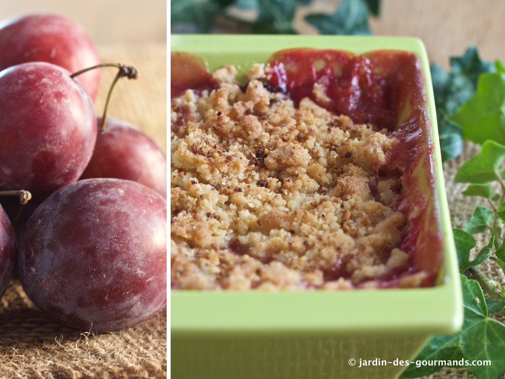 CRUMBLE aux prunes 7